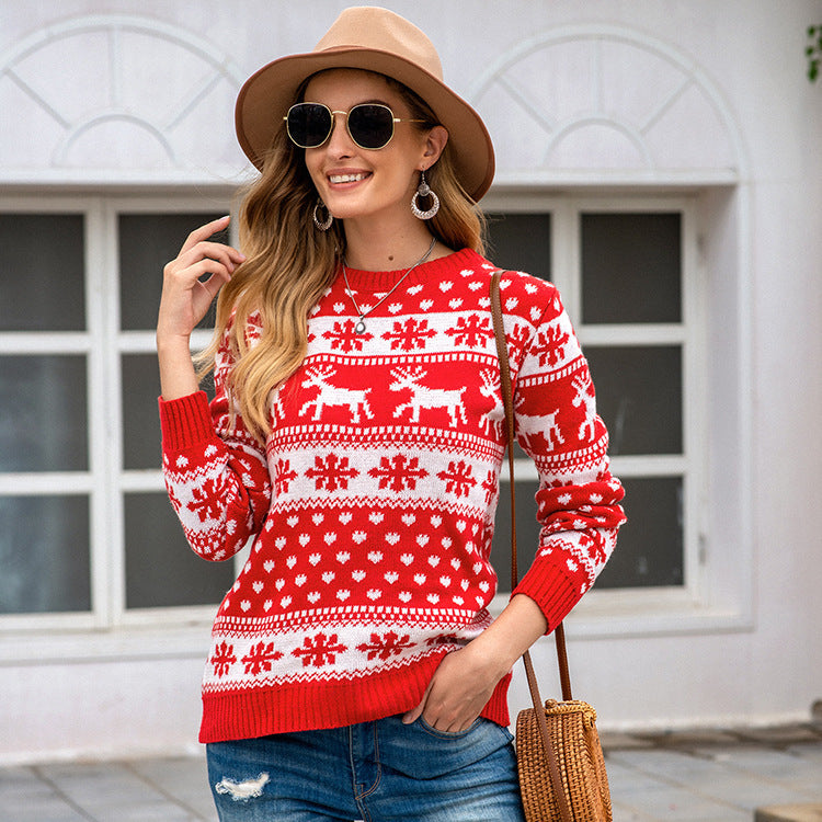 Snowflake Christmas pulli