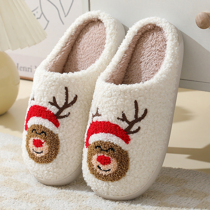 Lindas y acogedoras pantuflas de Papá Noel 