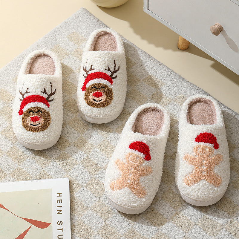 Lindas y acogedoras pantuflas de Papá Noel 