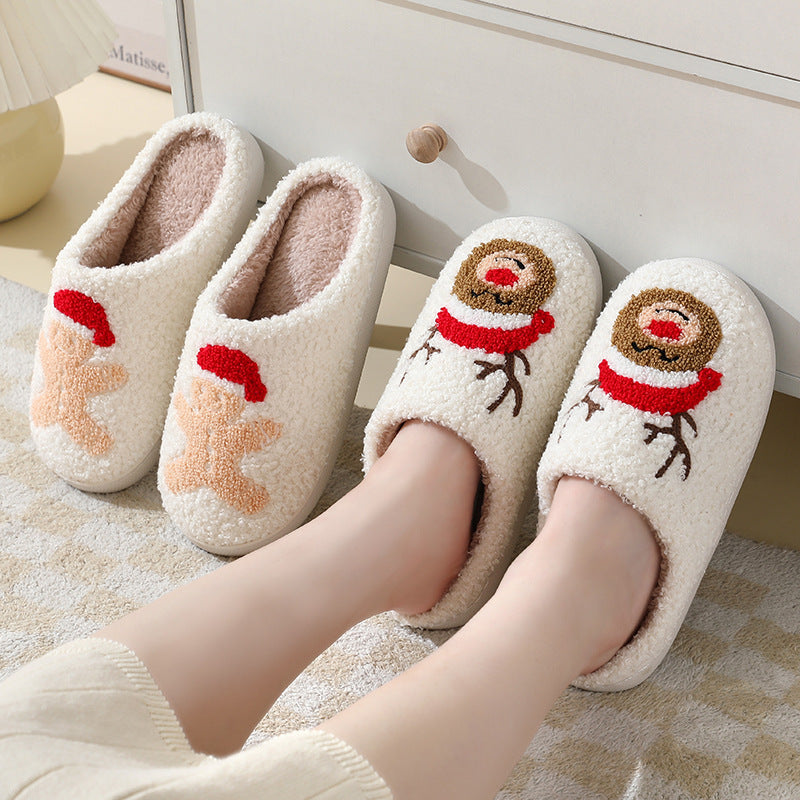 Lindas y acogedoras pantuflas de Papá Noel 