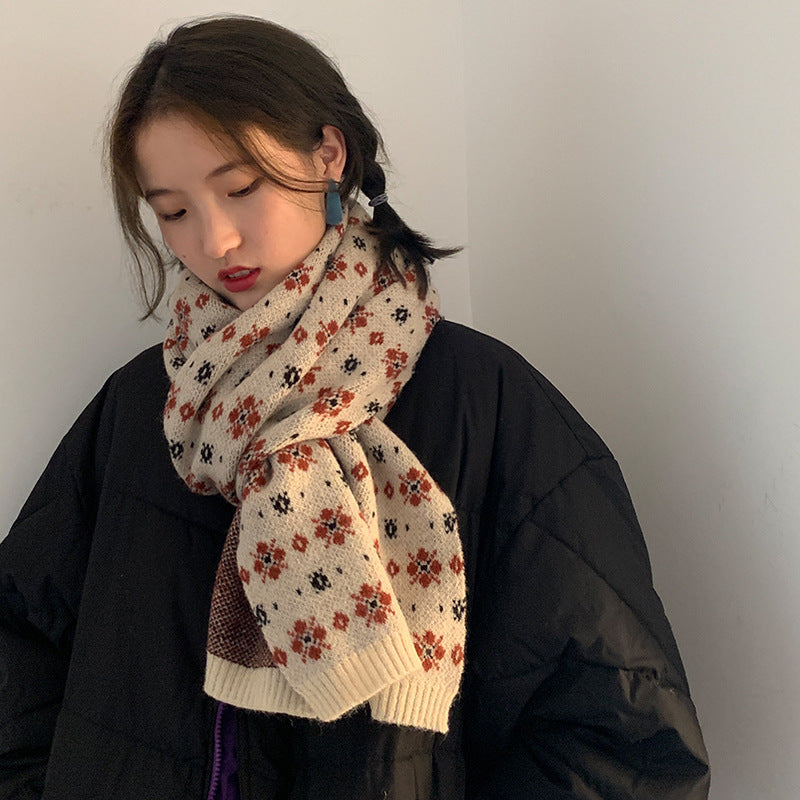 Scarf Korean Women's Christmas Versatile Winter