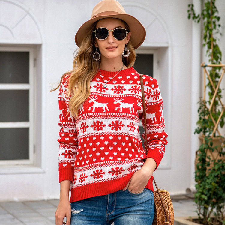 Snowflake Christmas pulli