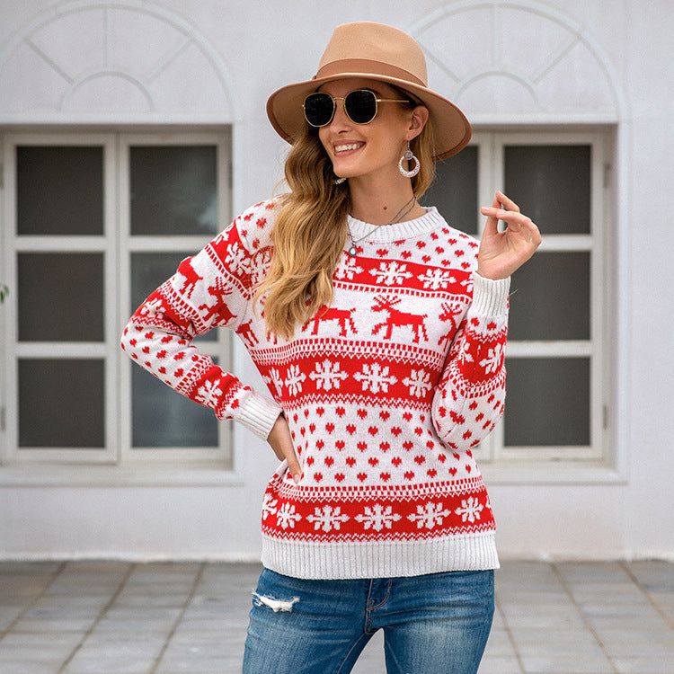 Snowflake Christmas pulli