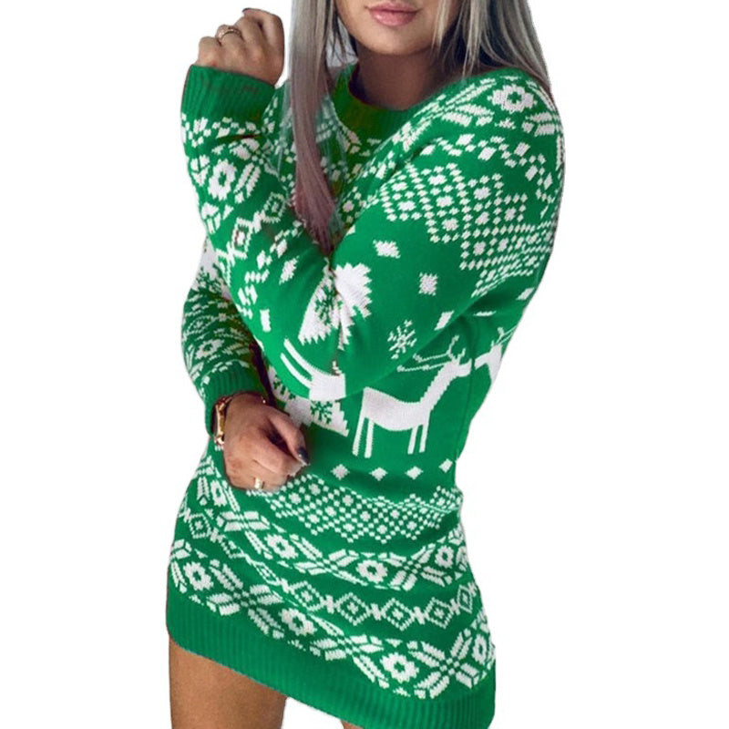 Elk Knitted Sweater