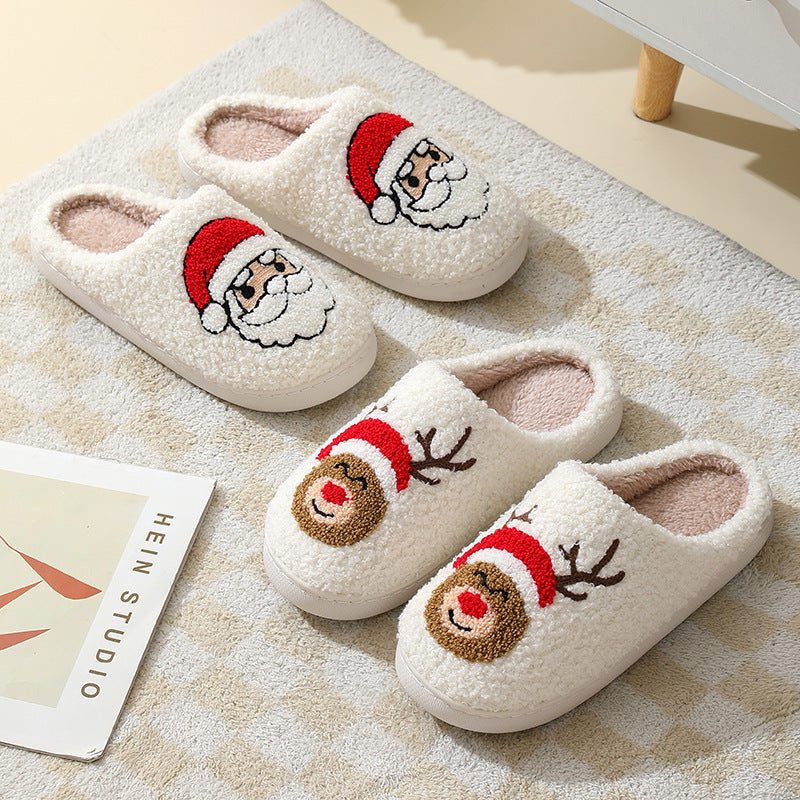 Lindas y acogedoras pantuflas de Papá Noel 