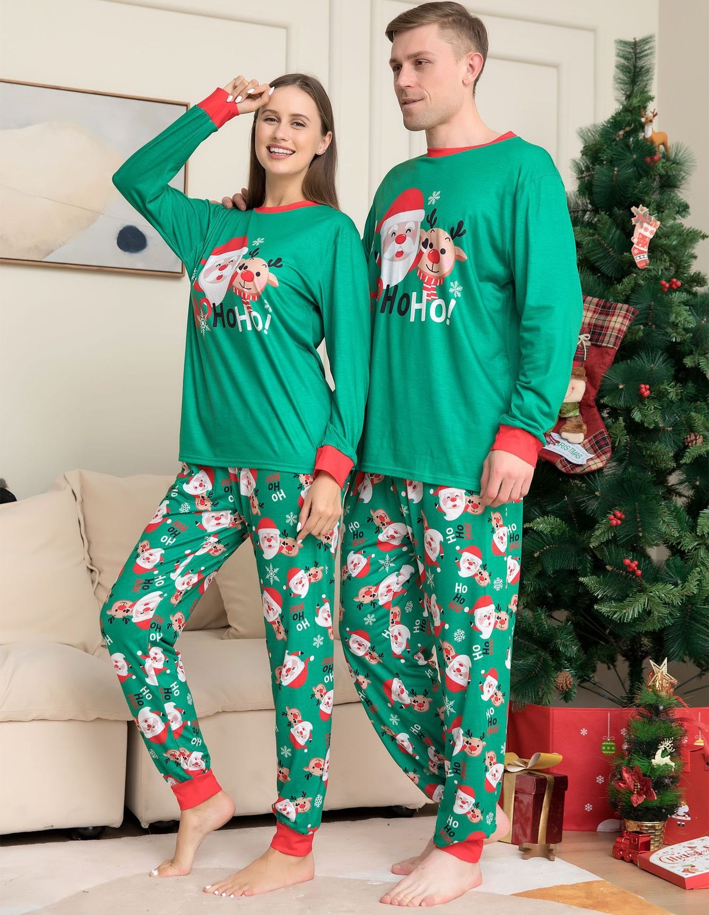 Weihnachtsmann-Pyjama 