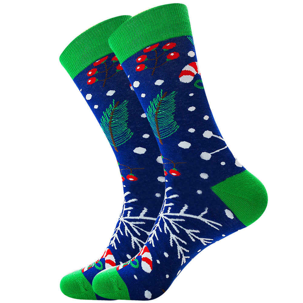 Santa claus elk socks